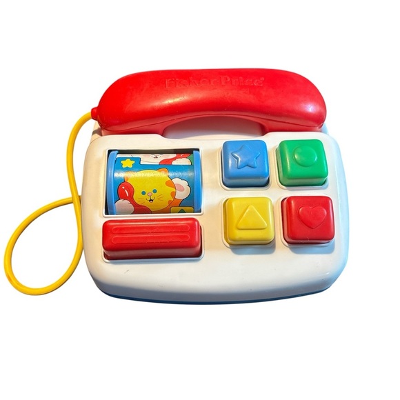 Fisher-Price Other - Fisher Price Buttons & Bells Vintage Toddler Telephone Push Buttons Ring Bells